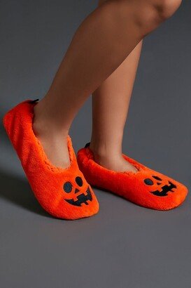 Jack-o-Lantern House Slippers in Orange, S/M