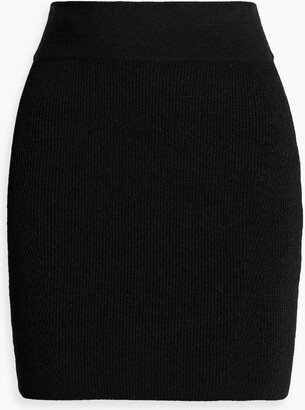 Nyx ribbed-knit mini skirt