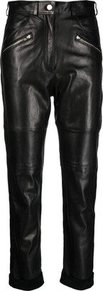 Aysel leather trousers