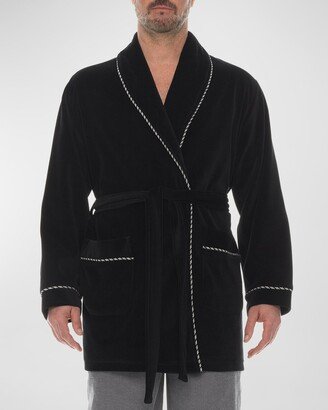 Men's Velour Smoking Jacket