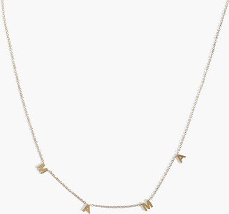 Kinn™ 14k Gold Dear Kaia MAMA Initial Necklace