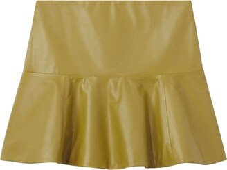 Ruffle-Hem Mini Skirt