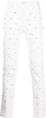 Apocalypse cubic zirconia jeans