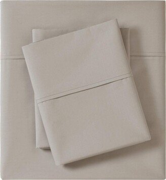 Gracie Mills Peached Percale Cotton Sheet Set Khaki Full