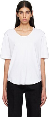 White Scoop Neck T-Shirt