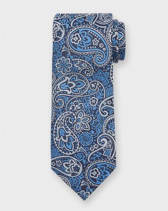 Men's Woven Paisley Silk Tie