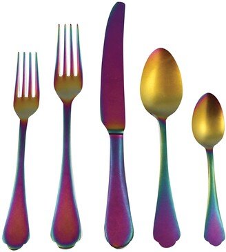 Dolce Vita Pewter Rainbow 20-Piece Flatware Set