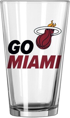 Miami Heat 16 oz Team Slogan Pint Glass