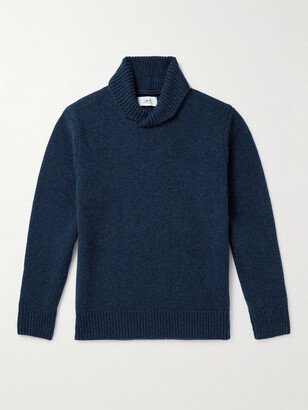 Slim-Fit Shawl-Collar Wool Sweater