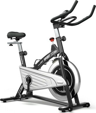 30Lbs Stationary Training Bike Exercising Bicycle W/Monitor Gym