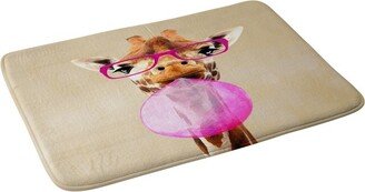 Coco de Paris Clever Giraffe with Bubblegum Bath Rugs and Mats Buff Beige 24