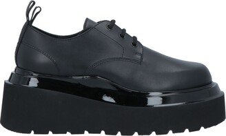 3JUIN Lace-up Shoes Black