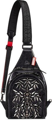 x Marvel Loubifunk Patent Leather Crossbody Bag