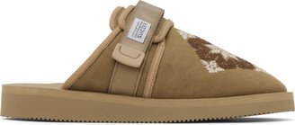 Brown Suicoke Edition ZAVO-Cab Slippers