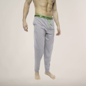 Heather Contrast Elastic Sleep Pants