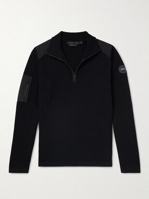 Stormont Slim-Fit CORDURA-Trimmed Merino Wool Half-Zip Sweater