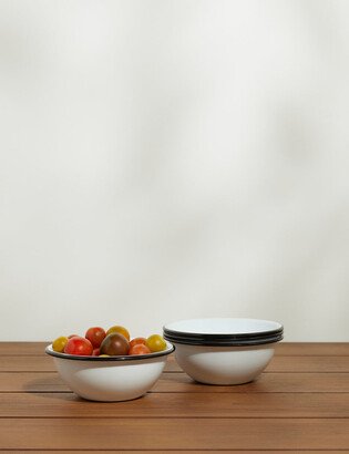 Lulu and Georgia Enamelware Cereal Bowl (Set of 4) by Crow Canyon