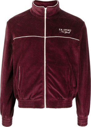 SR Sport velour track jacket