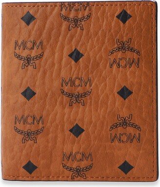 Folded Wallet With Logo Unisex - Brown