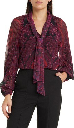 Renee Paisley Chiffon Blouse