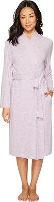 N by Natori Soho Brush Robe (Heather Violet) Women's Pajama