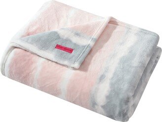 Closeout! Tie Dye Cloud Ultra Soft Plush Fleece Blanket, Full/Queen