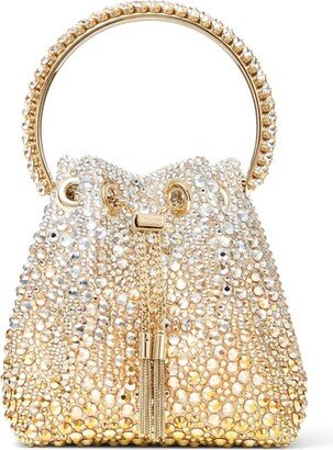 Bon Bon crystal-embellished bucket bag-AD