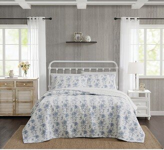 The Farmhouse By Rachel Ashwell 200Tc British Rose Quilt Set