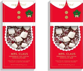 Holiday Mrs. Claus Chocolate Bar, 2 Pack Set