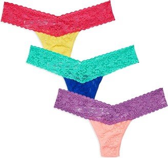 Confetti 3-Pack Lace Thongs