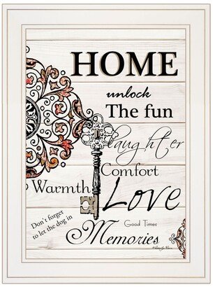 Home / Laughter by Robin-Lee Vieira, Ready to hang Framed Print, White Frame, 15 x 19