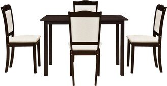 Modern Kitchen Dining Set Rectangular Table