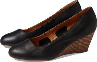 Khloe (Black) Women's Wedge Shoes