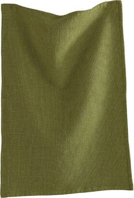 tagltd Classic Waffle Weave Dishtowel Olive