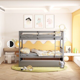 Full Over Full Bunk Bed with Trundle