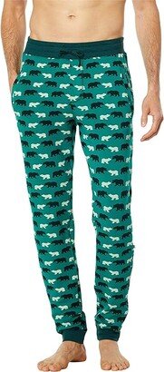 Fleece Joggers (Cedar Brown Bear) Men's Pajama