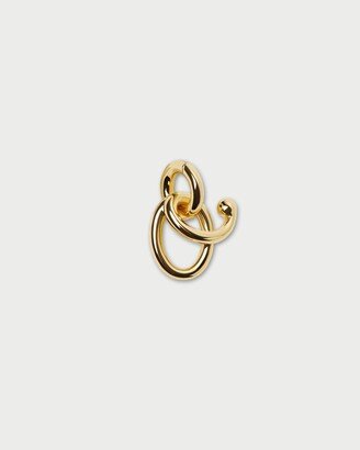 Small Gold Letter O Charm