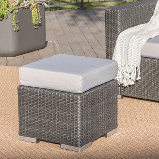 Santa Rosa Outdoor Wicker Ottoman