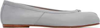 Gray Tabi Ballerina Flats