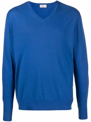 V-neck knit jumper-AI