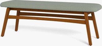 Scandinavian Dining Bench Quadratto Light Sage