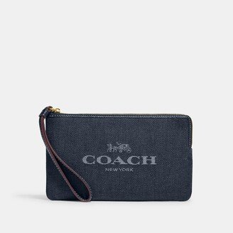 Large Corner Zip With Coach