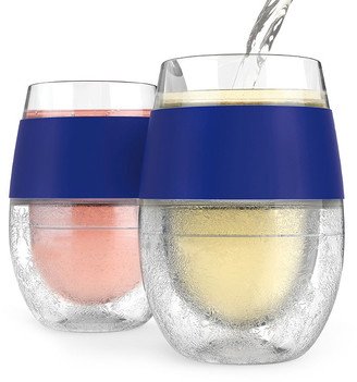 Set of 2 FREEZE Cooling Wine Glasses