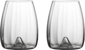 Elegance Optic Stemless Wine Glasses, Set of 2