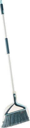 Casabella Premium Angle Broom & Dustpan Grey/Aqua