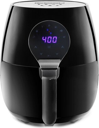 EliteElite Gourmet Digital 5.3 Qt Electric Hot Air Fryer with Xl Capacity 1350W