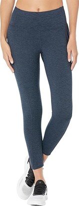 Jockey Active Supersoft Pocket 7/8 Leggings (Total Eclipse Heather) Women's Casual Pants