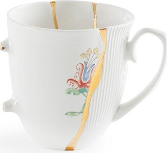 Floral-Print Porcelain Cup