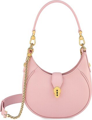 Mini Serpenti Leather Hobo Bag