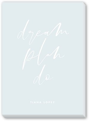 Notepads: Dream And Do Notepad, Grey, Matte